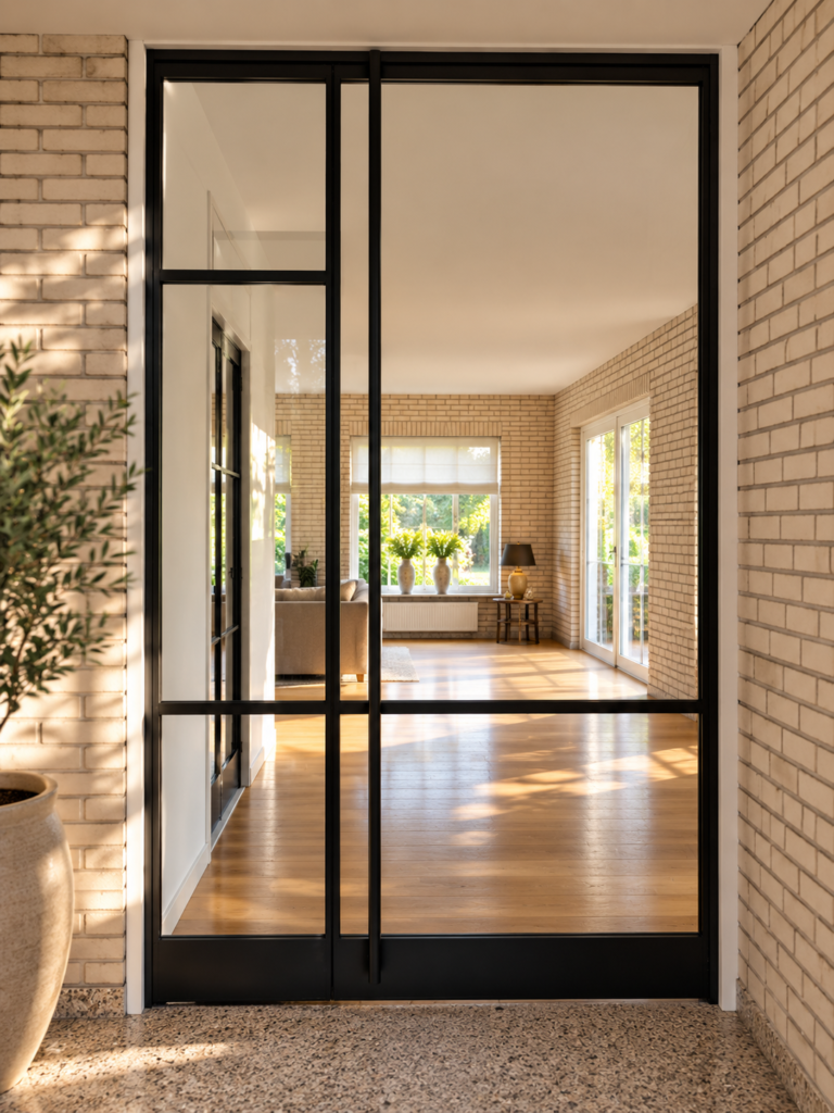 Deur naar tuinkamer